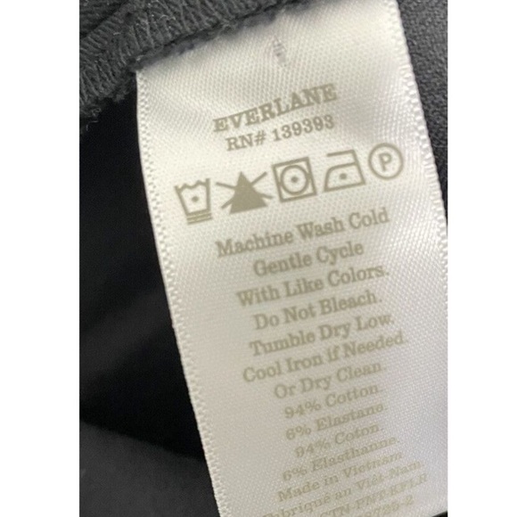 EverlaneSize 12 The Kick Crop Work Black Pant Stretch Womens - Picture 4 of 5